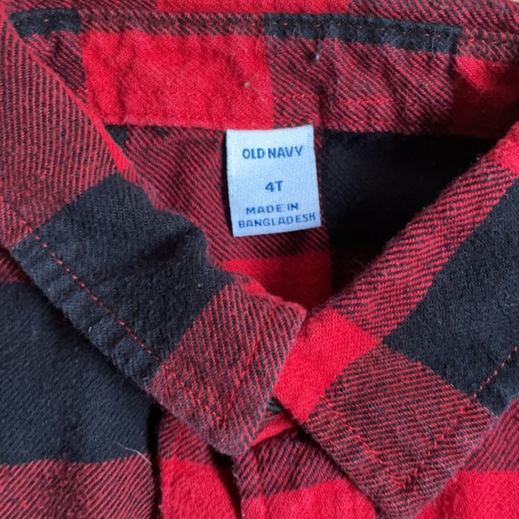 Old Navy 4t button down flannel bundle - Picture 6 of 6